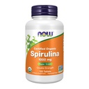 Teraz suplementy żywności, Certified Organic, Spirulina 1000 mg (podwójna siła), bogaty w Beta- Karoten (Witamina A) i B- 12 z naturalnie występujących GLA, 120 Tabletki