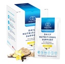 Equilife Daily Nutritional Support, All- in- One Multivitamin Meal Replacement, Pure Vanilla Flavor, Białko roślin 15G, Wspiera ogólne Wellness Włączając energię, trawienie, & Skóra, 14 Pakiety