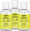 Żel do dezynfekcji rąk klasy medycznej - 97% ORGANIC - 2 FL.OZ. OPAKOWANIE 3