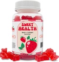 Sweet Health Hair Gummies Yellow 124; Yoothful Skin + Hair Growth + Stronger Nails Yellow 124; 10 000% Biotin + Collagen Yellow 124; Non-GMO Yellow 124; Sweet Strawberry