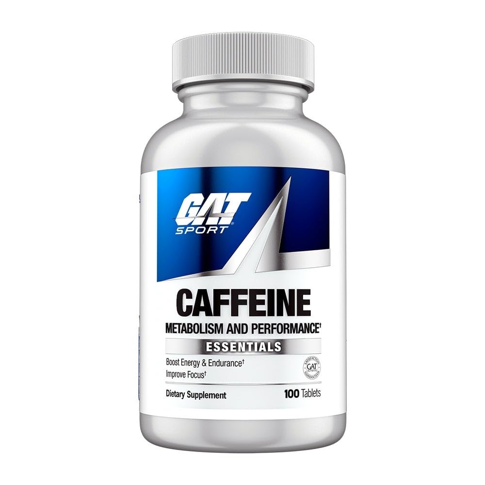 GAT Sport Essentials Kofeina Metabolizm i Wydajność, 100 Tabletki