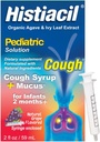 Histiacil Organic Agave Jarabe para TOS, Infants 2 Miesiące i Starsze, Cough + Mucus Relief Made with Agave & Ivy Leaf Extract, Pediatric Formula for Children 's Daytime Mucus Grape Flavor, 2 fl oz