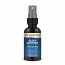 Dr. Mercola Sleep Support with Melatonin Spray - Wspiera Restful Sleep - Non-GMO, Gluten- Free & Soy - Natural Malina Flavor - 0.98 fl oz (35 Sług)