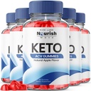 Rize laboratoria - Nourish Wave Keto ACV Gummies Wspiera Advanced Weight Loss, dla poprawy trawienia, Stamina i Endurance (300 Gummies)