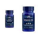Wydłużenie życia Curcumin Elite Turmeric Ginger Extract & Witamina D3 5000 j.m. Softgels - Zdrowa zapalna odpowiedź immunologiczna i Bone Brain Health - 30 & 60 Count
