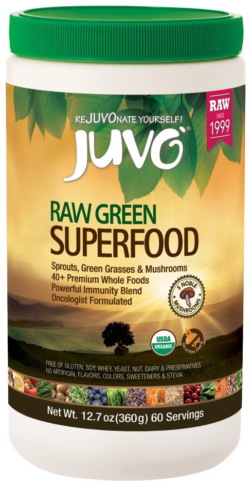 Juvo Raw Green Superfood, 12.7 Ounce, 60 porcji, Wegan, Gluten Free, Non-GMO, Kosher