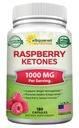 ASquared Nutrition Natural Malina Ketones 1000mg- 180 Capsules- Weight Supplement, Max Siła Plus Appetite Supressant Diet Pigułki, Premium Lean Health Proszek do zwiększenia czystej energii i metabolizmu