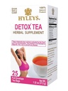 Hyleys Detox Tea for Cleanse - Czarna herbata z imbirem, miodem i cynamonem - 25 Tea Bags (1 Pack) - Wspiera trawienie, Detox & Bloating Relief
