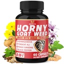 BMVINVOL Horny Goat Weed Capsules with Tribulus, Ginseng, Ashwagandha, Maca, Tongkat Ali, Nettle, Black Pepper - 60 Count