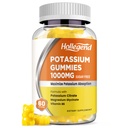Potasu Gummies 1000mg, Maksymalizuj Potasu Absoption Mieszanka z Witaminą B6 Magnezu, Suplement Cytrynian potasu dla dorosłych, Bez cukru, 60 Liczba