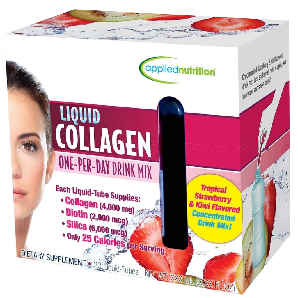 Stosowany Kolagen cieczowy Drink Mix 4000 mg, 30 Tubes