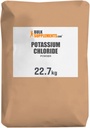 BulkSupplements.com Proszek chlorku potasu - Chlorek potasu Sól Substitute - Gluten Free, 200mg na jedną porcję, 22.7g (50 funtów) (Opakowanie po 1)