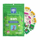 NATPAT Zen Patch Mood Naklejki uspokajające dla dzieci i dorosłych - Chemical and Drug Free, Mood Support for Relaxation, Calm and Emotion Regulation - BuzzPatch Natural Patch (24 Pack)