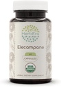 HerbEra Elecampane 60 kapsułki organiczne USDA, 500 mg, wykonane z Elecampane (Inula Helenium) Suszony korzeń (60 kapsułek)