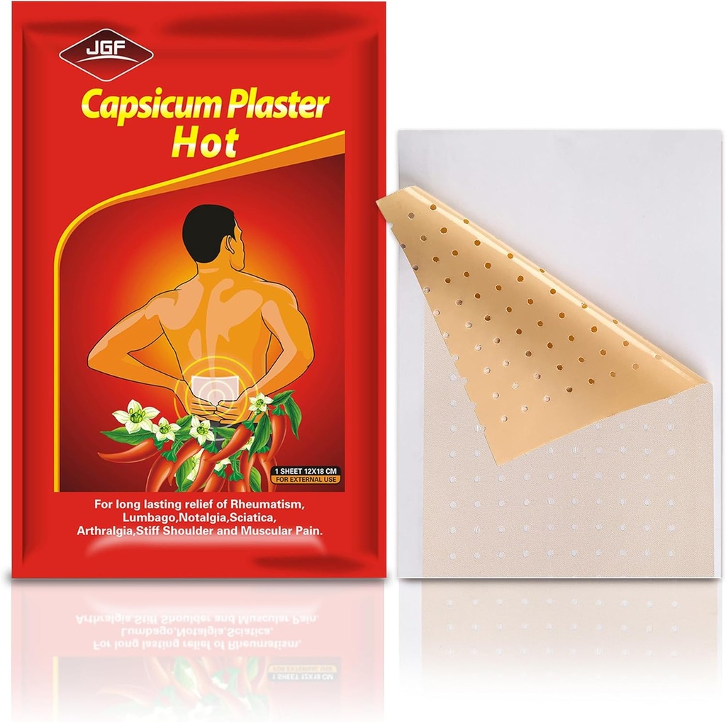30 Hrabia Capsaicin Patches, 4.72 "x7.08" Hot Capsicum Patch