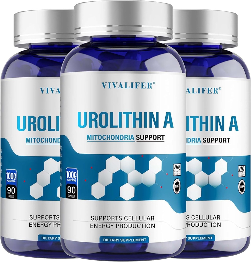 Urolithin A Supplement 1000 mg, 270 Softgels Potężna ochrona przeciwutleniająca, Promowanie zdrowego starzenia i mitochondrialnego zdrowia i wsparcia naprawy komórek dla mężczyzn i kobiet