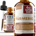 Rejuvica Health Active Turmeric 4oz XL Super Size - Advanced Liquid Supplement Tincture - Curcuma Longa Extract Drops - Turmeric Roots Only - Naturalne Curcumin