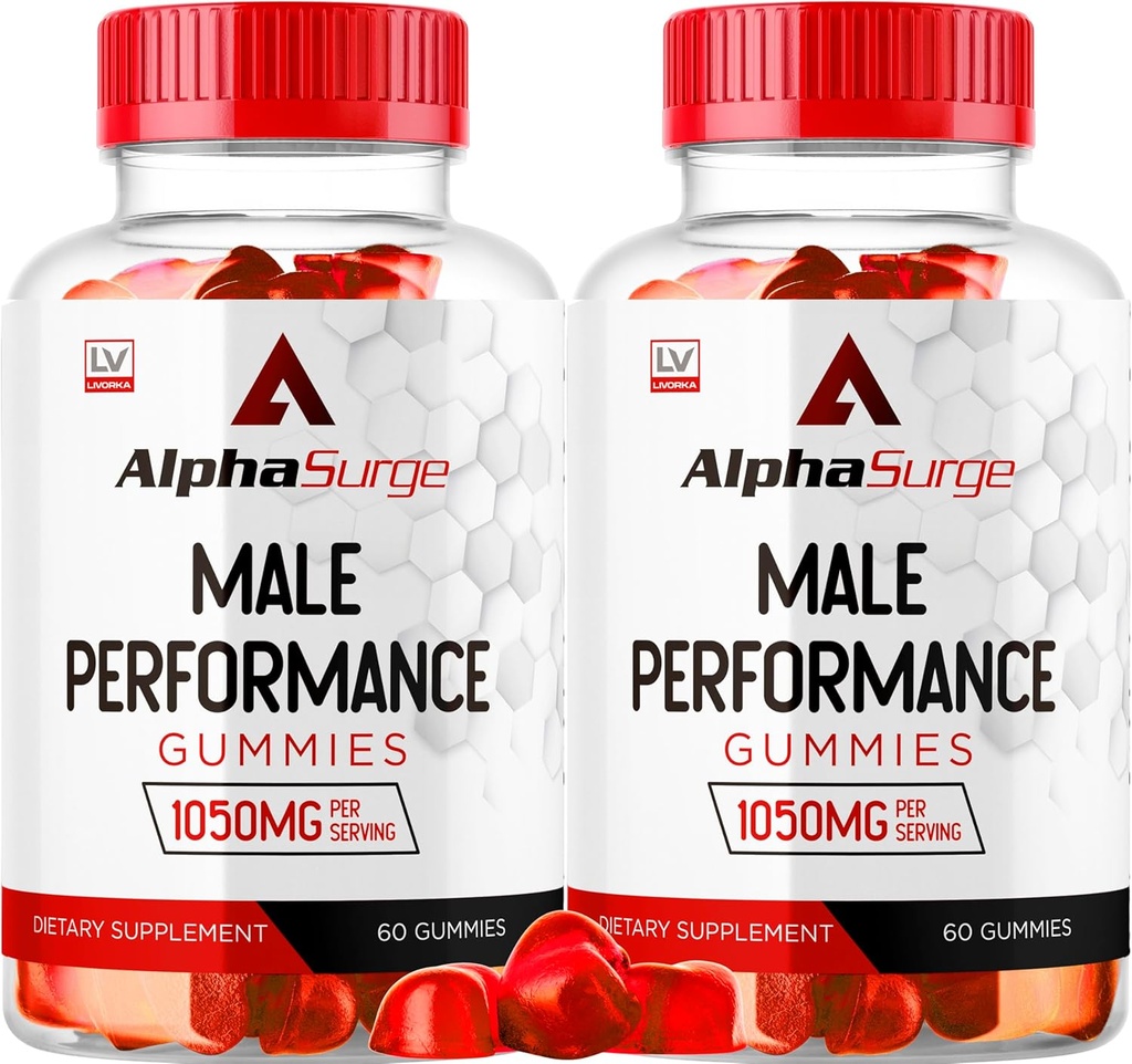 LIVORKA Alpha Surge for Men - Alpha Surge Gummies for Mężczyzna, Alfa Surge Gummies 1050mg, Alpha Surge XL Gummie, Alphasurge Gummies, Alfa Surge Gummies, Alpha Sugre Mężczyzna, 120 Gummies for 2 Month
