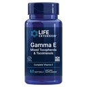 Rozszerzenie życia Gamma E Mieszane Tokoferole i Tokotrienole - Kompletny Witamina E Spectrum, Ochrona przeciwutleniaczy - Nie- GMO, Gluten- Free - 60 Softgels