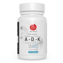Suplement witaminy ADK z sieciowymi przeciwutleniaczami - A, D3, K2 (MK- 7 Non-Soy) i E z kwasem CoQ10 i alfa lipoicznym - dla Vision, Strong Bones and Teeth, i immunologicznego wsparcia - D3 5000 iu Complex