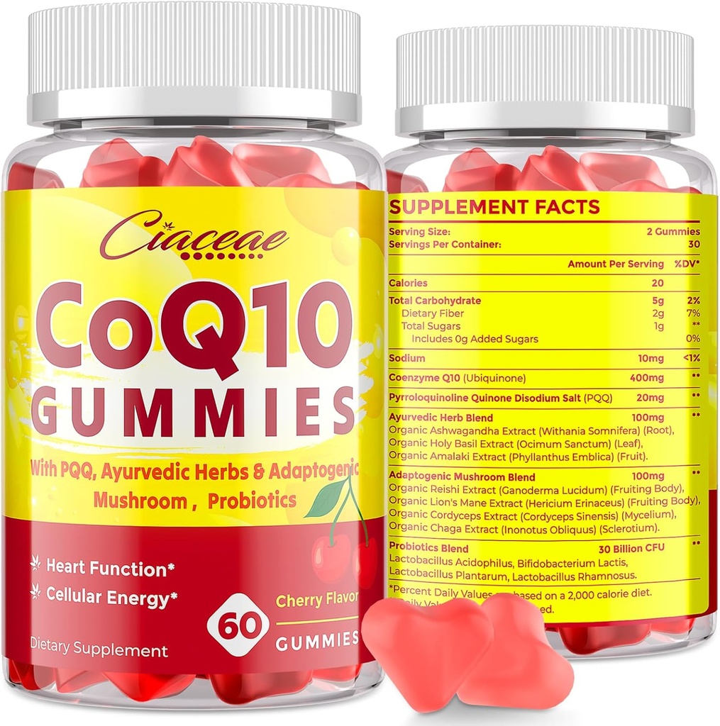 5 w 1 CoQ10 400 mg i PQQ 20 mg gumki