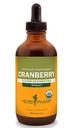 Herb Pharm Certified Organic Cranberry Liquid Extract for Urnanal Tract Support - 4 unce
