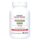 Suplement tabletki z jodkiem potasu (65 mg), tabletki z jodem KI (60 tabletek) 124; Yodo Naciente (124; Matki Zdrowe Leczenie