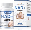 Liposomal suplementu NAD dla kobiet: NAD + Suplement z resweratrol 550MG Wsparcie dla naprawy komórek Energia i zdrowe starzenie