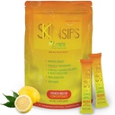 Skin Health & Energy Boost Drink Mix- Bez cukru, BEZ (TM), Przeciwutleniacze z francuskiego Melon Koncentrat, Na Go Stick Packs, Lemon, 10 Pack
