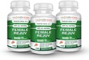 Kobieta Rejuv przez Vadik Herbs 124; Leczenie ziołowe PMS Suplement Ulgi Premenstrual Cycle Support 124; Herbal Formula Complex dla Menstrual Cramp & Periods 124; Naturalnie Równowaga Hormony (3 Pack)