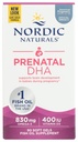 Nordic Naturals Pro Prenatal DHA, Unflavored - 830 mg Omega-3 + 400 IU Witamina D3- 90 Soft żele - Wspiera rozwój mózgu u dzieci w czasie ciąży i laktacji - Non-GMO - 45 Służenie
