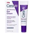 CeraVe skóry renewing krem do oczu na zmarszczki, pod kremem do oczu z peptydami + kofeina + Niacynamid, na zmarszczki i wrony nogi, Paraben Free & Opthalmologist Tested