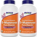 Teraz żywność Pure, Organic D- Mannose 10 oz Proszek (Opakowanie 2) - Bledder Cleanse i suplement do traktu moczowego - Non-GMO - Vegan Friendly - 2000mg / 2 Grams per Serving