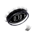 Lashify Drama 10mm Gossamer Eyelash Rozszerzenia Refill, czarny, łatwe DIY fałszywe rzęsy na wygląd naturalny