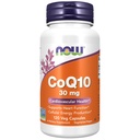Teraz Foods Suplementy, CoQ10 30 mg, stopień farmaceutyczny, All- Trans Form produkowane przez fermentację, 120 Kapsułki Veg