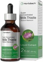 Horbäach Milk Thistle Extract Liquid Bis124; 2 fl oz 124; Alkohol wolny 124; Wegetarianin, Non- GMO & Gluten