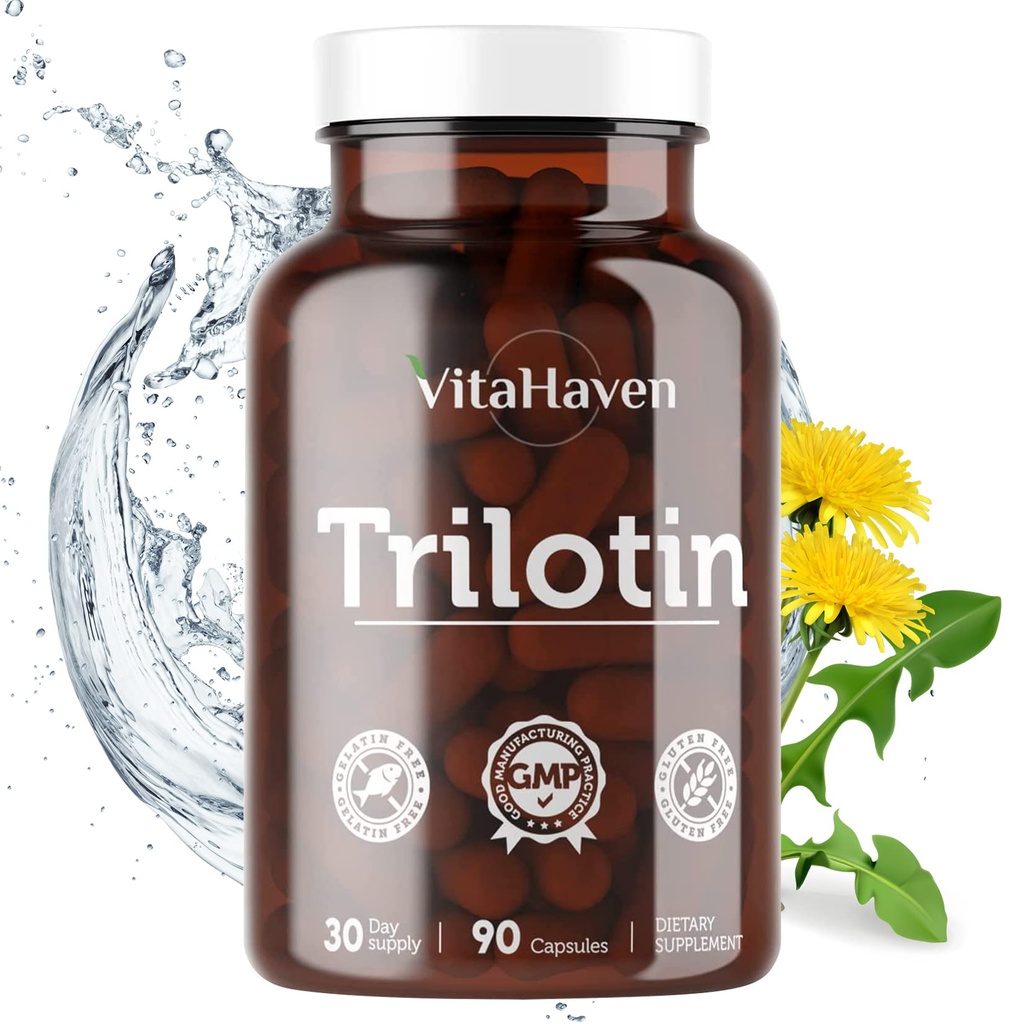 Trilotin: Obrzęk Stopy i Kostki Leczenie dla kobiet i mężczyzn z Edema Dolnej Nogi - Zmniejszenie Obrzęk w Stopach i Kostki z Retencja- Zawiera: Dandelion Root, Pietruszka Leaf & Więcej