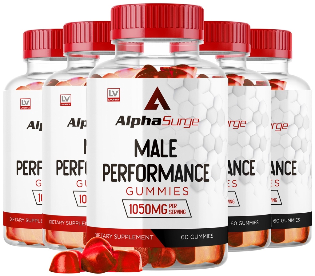 LIVORKA Alpha Surge for Men - Alpha Surge Gummies for Mężczyzna, Alfa Surge Gummies 1050mg, Alpha Surge XL Gummie, Alphasurge Gummies, Alfa Surge Gummies, Alpha Sugre Mężczyzna, 300 Gummies for 5 Month