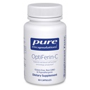 Pure Encapsulations OptiFerin- C - for Red Blood Cells & Energy - Iron Absorption Supplement - Energy Supplement * - Witamina C Enriched - Gluten Free & Non-GMO - 60 kapsułki