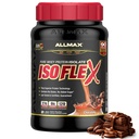 ALLMAX ISOFLEX Izolat białka serwatki, Czekolada - 2 lb - 27 gramów białka na miarkę - Zero tłuszczu i cukru - 99% Laktoza wolna - Gluten Free & Soy Free - ok. 30 Sług