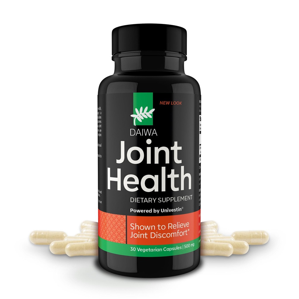 Daiwa Joint Health - Tendon i Ligament Suplementy z chińskim Skullcap i Acacia Catechu - Tradycyjna formuła plant- Based dla aktywnego stylu życia - Non-GMO, 30 Kapsułki wegetariańskie