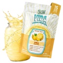 Mieszanka do napicia elektrolitów - Ananas Agua Fresca Flavor 124; Proszek do nawodnienia bezcukrowego z wodą kokosową i minerałami 124; 15 opakowań do nalewania jednorazowo, niskokaloryczne, aromat naturalny
