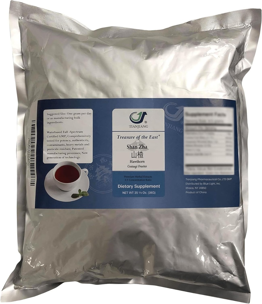 Skarb Wschodu, Hawthorn Extract - Shan Zha (3: 1 Skoncentrowany Herbal Extract Proszek, 1kg)