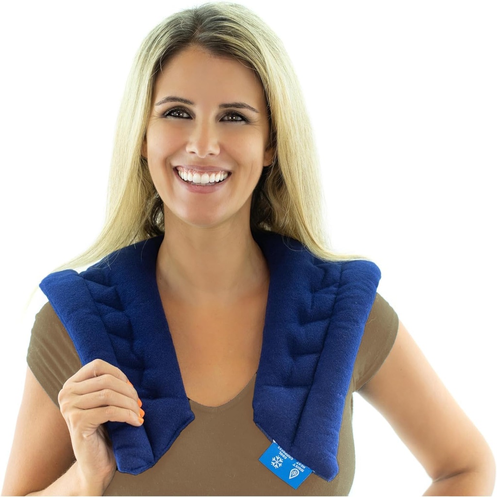Łóżko Buddy Kuchenka mikrofalowa Ogrzewanie Pad - Body Wrap ciepła Pad z elastyczną miękką tkaniny - Do goracej lub zimnej terapii, Świetne na skurcze, Ból mięśni, Ból stawów od zapalenia stawów, Bóle głowy, Gorące błyski