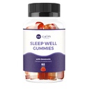 Spokój przez Wellness Sen Dobrze Gummies, Dodatkowa siła Gummy z Melatonin, Natural Sleep Supplement Supplement, 30 Count