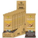 EatToHeal Masło Peanut Real Food Bar - Organic Wegan zdrowe wysokiej proteiny Bary - Niskie zastępowanie żywności cukru, Nie GMO, Nigdy Pieczone, Rośliny oparte, Gluten Free - Wykonane, Nie Sit on Shelves