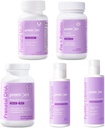 Premama Multivitamin dla kobiet + Prenatal DHA Fish Oil + Prenatal Pre & Probiotyki + Osobisty Lubrykant płodności do poczęcia 2 & 4 Fl Oz