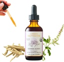 Urban Moonshine Simmer Down Tonic - Wsparcie Stresu * z Ashwagandha & Milky Oats - koi nerwowość i drażliwość * - Promotes Mellow Mood * - Gluten Free Herbal Supplement - 2 Fl Oz