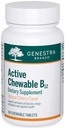Genestra Brands Active Chewable B12 XI124; Witamina do żucia B12 Tablets XI124; 60 Tabletki do żucia XI124; Natural Cherry Flavor