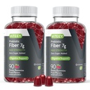 Prebiotyczne gumki włókniste VITEEY dla dorosłych, 7g - Gut Health & Digestive Solutive Fiber Supplement Gummies - Zero Sugar Added, Wegan, Gluten- Free - 180 Count